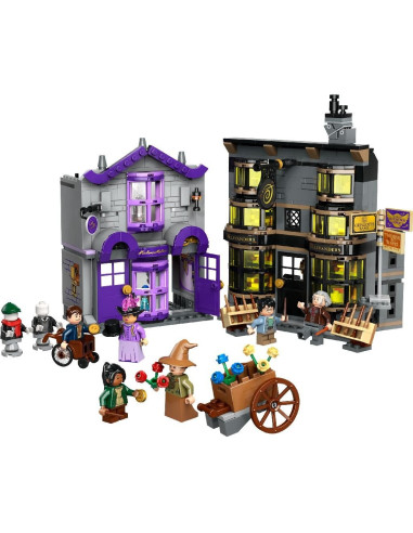 LEGO-76439,Lego Harry Potter Tm Ollivander Si Magazinul De Haine Al Lui Madam Malkin 76439