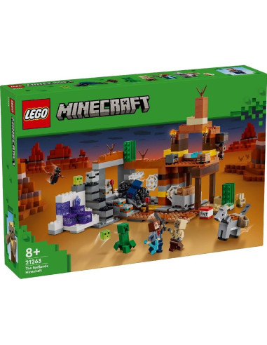 LEGO-21263,Lego Minecraft Putul Din Badlands 21263