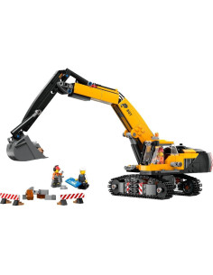 LEGO-60420,Lego City Excavator Galben De Constructii 60420 2