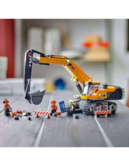LEGO-60420,Lego City Excavator Galben De Constructii 60420 LEGO-60420,Lego City Excavator Galben De Constructii 60420