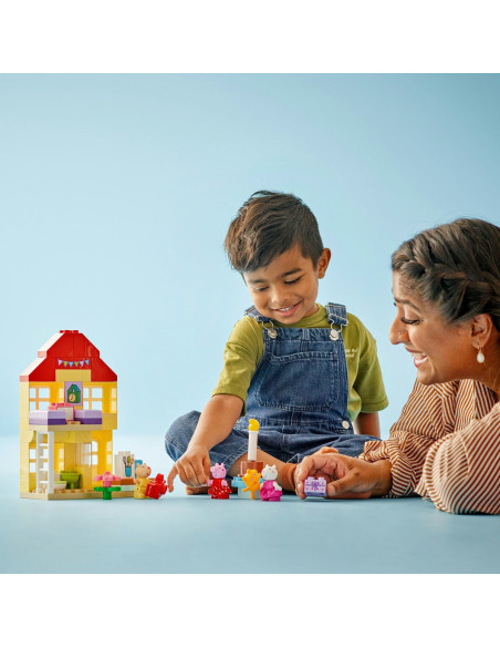 LEGO-10433,Lego Duplo Casa Aniversara A Purcelusei Peppa 10433