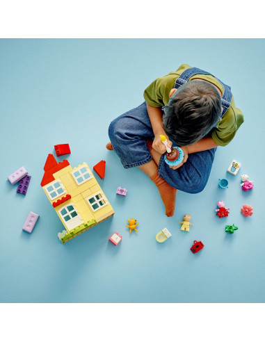 LEGO-10433,Lego Duplo Casa Aniversara A Purcelusei Peppa 10433