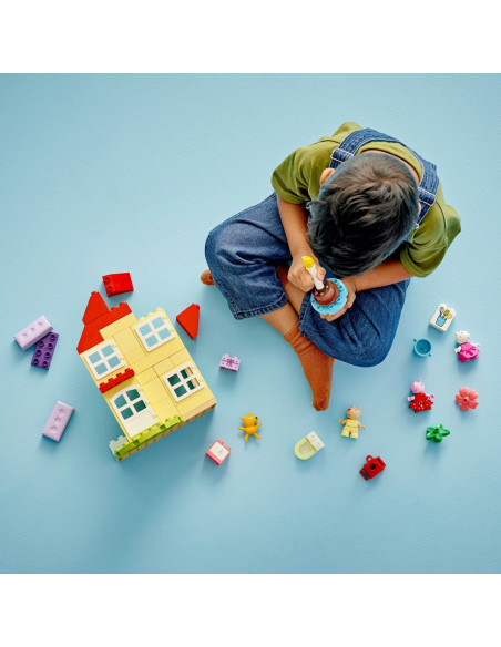 LEGO-10433,Lego Duplo Casa Aniversara A Purcelusei Peppa 10433