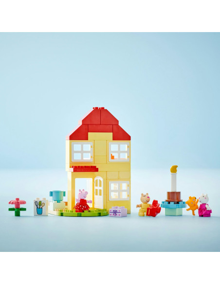 LEGO-10433,Lego Duplo Casa Aniversara A Purcelusei Peppa 10433