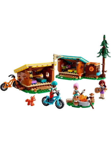 LEGO-42624,Lego Friends Cabane Confortabile In Tabara De Aventuri 42624 LEGO-42624,Lego Friends Cabane Confortabile In Tabara De Aventuri 42624