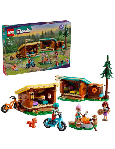 LEGO-42624,Lego Friends Cabane Confortabile In Tabara De Aventuri 42624 LEGO-42624,Lego Friends Cabane Confortabile In Tabara De Aventuri 42624
