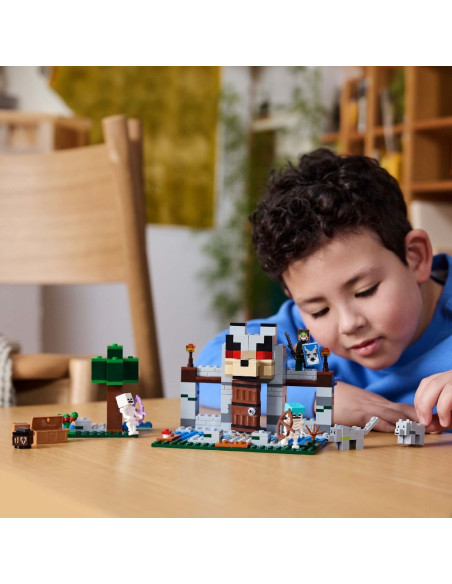 LEGO-21261,Lego Minecraft Fortareata Lupilor 21261