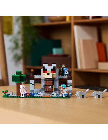 LEGO-21261,Lego Minecraft Fortareata Lupilor 21261