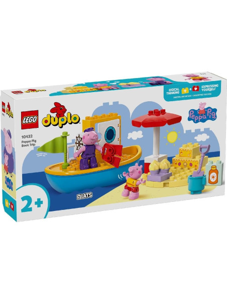 LEGO-10432,Lego Duplo Excursia Cu Barca A Purcelusei Peppa 10432 LEGO-10432,Lego Duplo Excursia Cu Barca A Purcelusei Peppa 10432