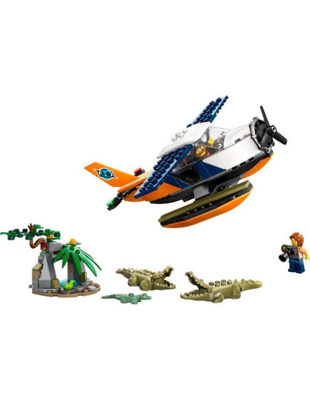 LEGO-60425,Lego City Hidroavionul Unui Explorator Al Junglei 60425