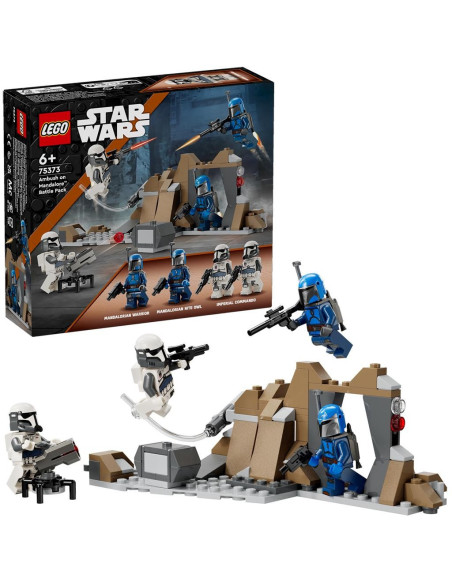LEGO-75373,Lego Star Wars Tm Pachet De Lupta Ambuscada Pe Mandalore 75373