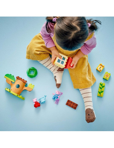 LEGO-10431,Lego Duplo Gradina Si Casa Din Copac A Purcelusei Peppa 10431