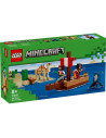 LEGO-21259,Lego Minecraft Calatorie Pe Corabia De Pirati 21259