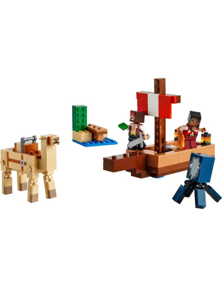 LEGO-21259,Lego Minecraft Calatorie Pe Corabia De Pirati 21259