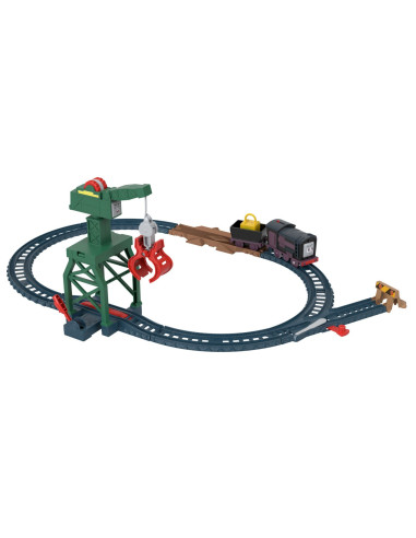 MTHGY78_HHW05,Thomas Set De Joaca Cu Locomotive Diesel Si Cranky Motorizate Si Accesorii