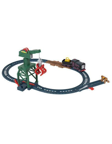 MTHGY78_HHW05,Thomas Set De Joaca Cu Locomotive Diesel Si Cranky Motorizate Si Accesorii