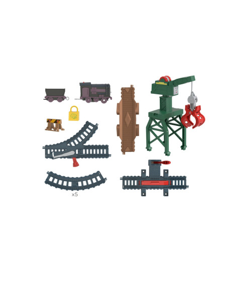 MTHGY78_HHW05,Thomas Set De Joaca Cu Locomotive Diesel Si Cranky Motorizate Si Accesorii