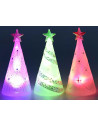 Element decorativ bradut din sticla cu lumini, 3
