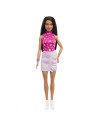 MTFBR37_HRH13,Papusa Barbie Fashionista Bruneta Cu Top Cu Stelute