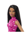 MTFBR37_HRH13,Papusa Barbie Fashionista Bruneta Cu Top Cu Stelute