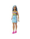 MTFBR37_HRH16,Papusa Barbie Fashionista Cu Par Albastru Platinat Si Top Sport