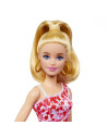 MTFBR37_HJT02,Papusa Barbie Fashionista Blonda Cu Parul Prins In Coada