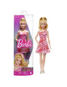 MTFBR37_HJT02,Papusa Barbie Fashionista Blonda Cu Parul Prins In Coada