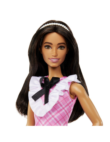 MTFBR37_HJT06,Papusa Barbie Fashionista Bruneta Cu Bentita