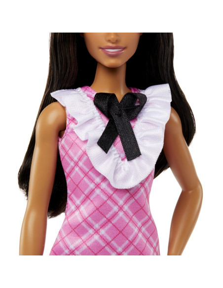 MTFBR37_HJT06,Papusa Barbie Fashionista Bruneta Cu Bentita