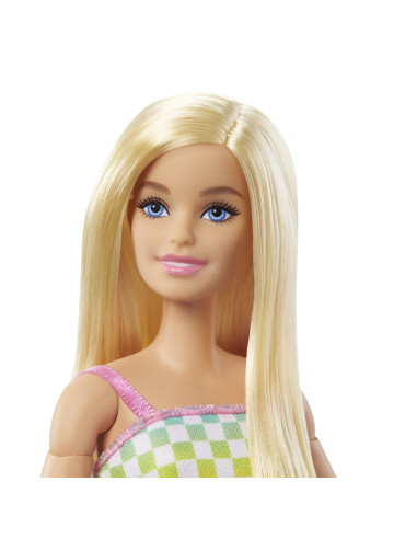 MTHJT13,Barbie Papusa Barbie Blonda In Scaun Cu Rotile