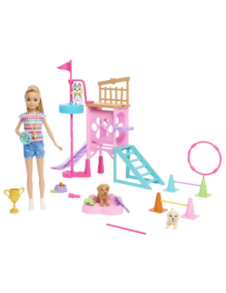 MTHRM10,Barbie Si Stacie Papusa Stacie Dresoare De Catei