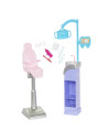 MTDHB63_HKT69,Barbie Cariere Set Mobilier Cu Papusa Doctor Stomatolog Blonda