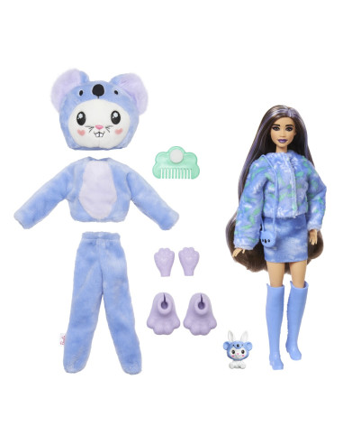 MTHRK26,Barbie Papusa Barbie Cutie Reveal Iepuras Urs Koala