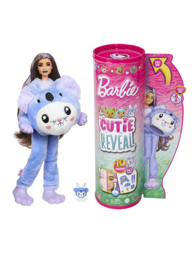 MTHRK26,Barbie Papusa Barbie Cutie Reveal Iepuras Urs Koala
