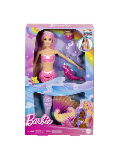 MTHRP97,Barbie Color Change Papusa Sirena Cu Par Roz