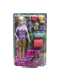 MTHRG50,Barbie You Can Be Set Papusa Cu Doua Animalute Din Jungla