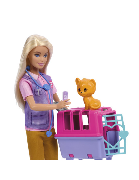 MTHRG50,Barbie You Can Be Set Papusa Cu Doua Animalute Din Jungla