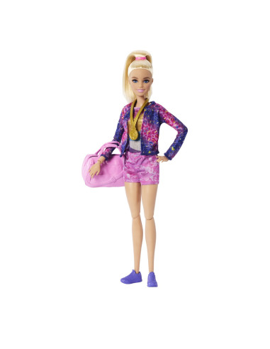 MTHRG52,Barbie Papusa Barbie You Can Be Gimnasta Blonda