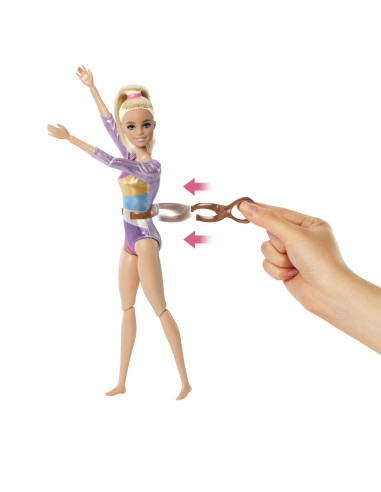 MTHRG52,Barbie Papusa Barbie You Can Be Gimnasta Blonda