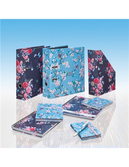 Caiet My.book flex A5, 40 file, 80 g/mp, matematica, Motiv Ladylike birds