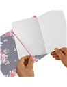 Caiet My.book flex A5, 40 file, 80 g/mp, matematica, Motiv Ladylike flowers