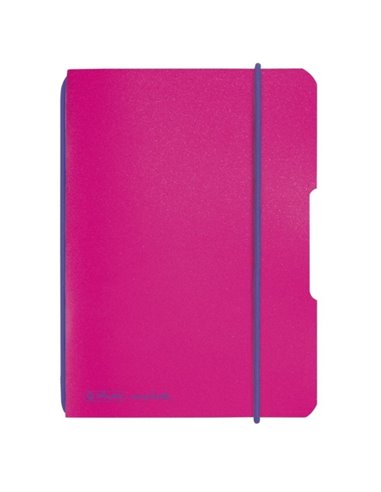 Caiet My.book flex A6 Herlitz, 40 file, dictando, Roz