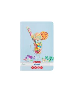 Set 5 x Caiet Dictando Herlitz A4, 48 file, 70g/mp, Motiv cupcakes 2