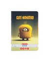 Caiet Herlitz A5, 48 file, 70g/mp,  Matematica, Motiv cute monster