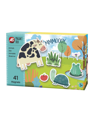 VV-1029-64036,Cutie Magnetica Animale Cu 41 De Piese