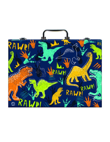VV-1038-82052,Set De Desen Deluxe Cu 100 Accesorii Dinozaur