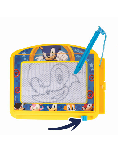 VV-1028-13068,Tabla Magnetica De Desen Sonic The Hedgehog