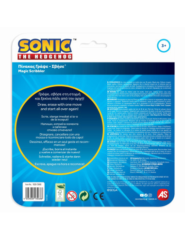 VV-1028-13068,Tabla Magnetica De Desen Sonic The Hedgehog
