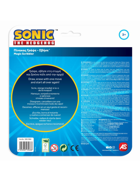 VV-1028-13068,Tabla Magnetica De Desen Sonic The Hedgehog