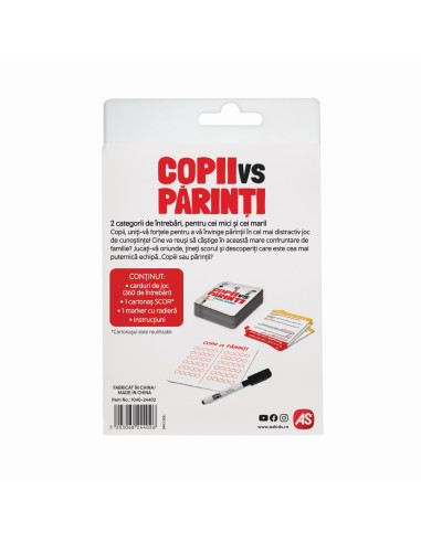 VV-1040-24402,Joc De Carti Copii Vs Parinti
